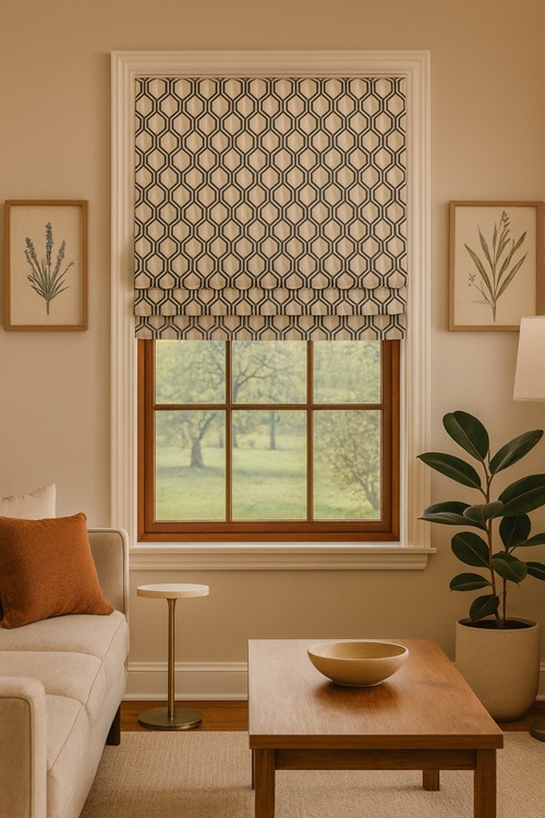 Cordless Roman Shades