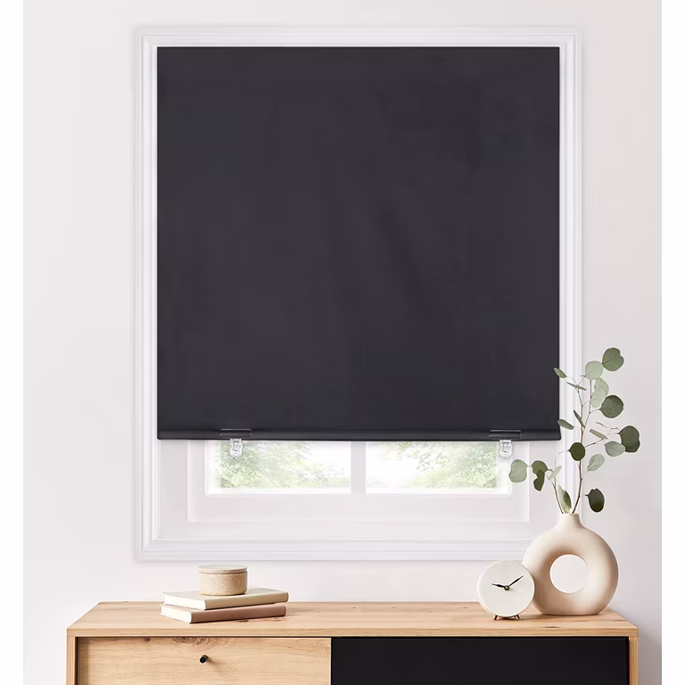 Lazblinds 100% Blackout Roller Shade – 90" Width