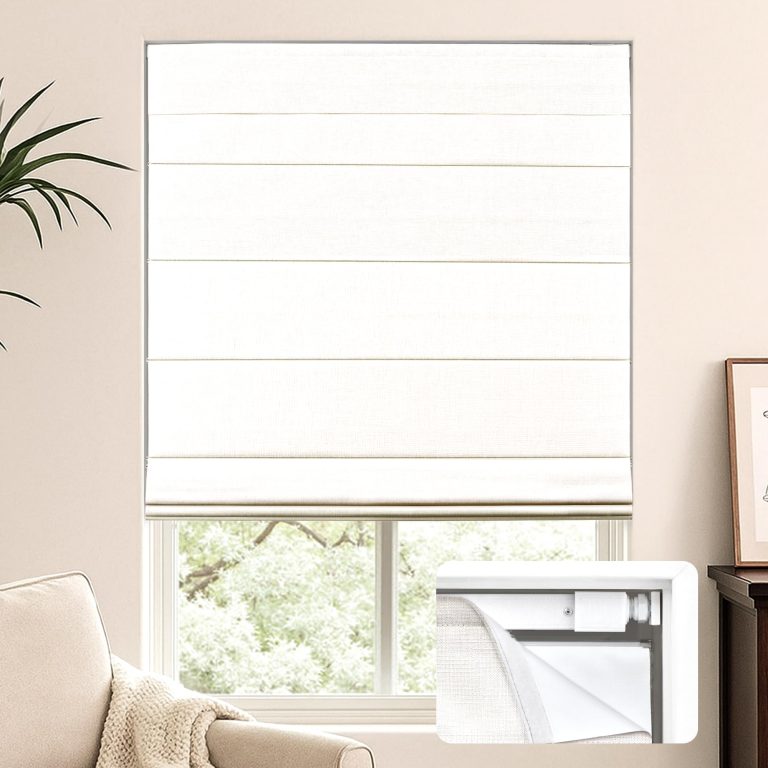 No Drill Roman Shades – 20" Width